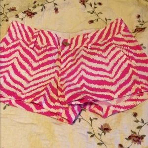 Lily Pulitzer Pink and White Bottoms